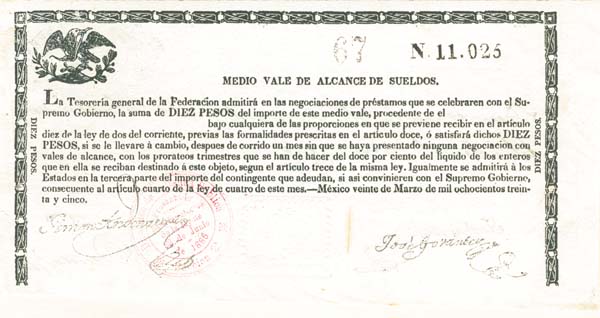 Mexico - Foreign Paper Money